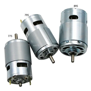 

775/795/895 DC Motor DC 12V Ball Bearing Large Torque High Power Low Noise Electronic Motor New 2019