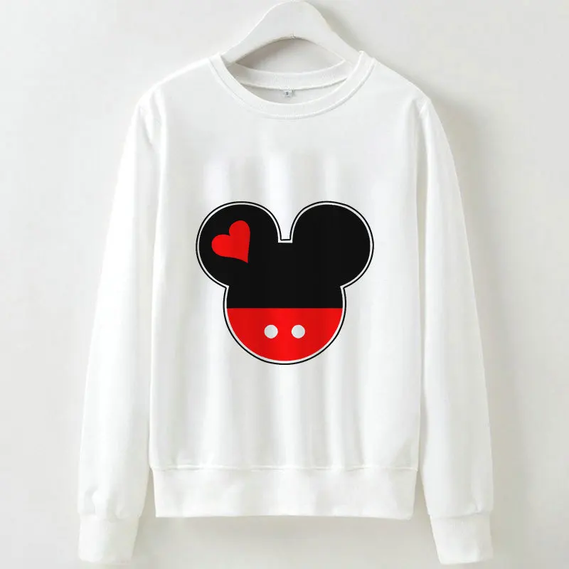 

Cartoon Mouse Creative Printing Sweatshirts Hoodies Women Long Sleeve Tracksuit Female Sweater Casual Basic Pullovers Tops