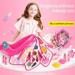 Детский набор косметики для макияжа, игрушка для ролевых игр, принцесса, розовый макияж, красота, нетоксичный набор игрушек для девочек
