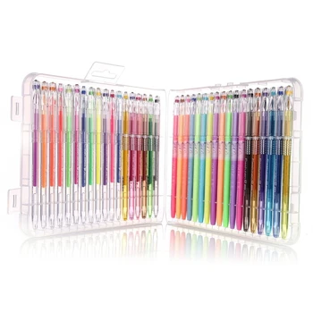 

36Pcs/lot Fresh Candy Color Diamond Colored Gel Pens with Case Kid Birthday Gift School Office Supplies Stationery
