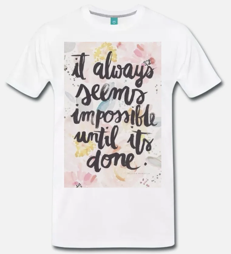 Футболка с надписью Нельсон Мандель razzism цитация культ 4 S M-L XL | Мужская одежда