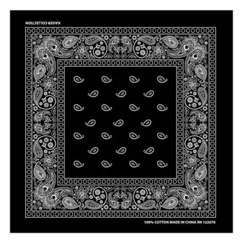 

Bright Candy Color Bandana Head Wrap Cycling Biker Double Paisley Floral Scarf LX9E