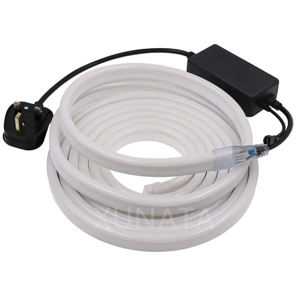 RGB неоновый свет AC220V 2835 Felxible Светодиодная лента Водонепроницаемая 120