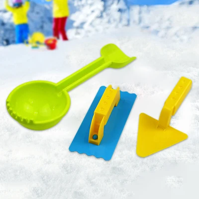 Зимние игровые Игрушки для снега, детский Снежный мяч, игрушка с зажимом для родителей и детей, игрушки для игры в снежный шар, артефакт для детей, уличные снежные инструменты - Цвет: J