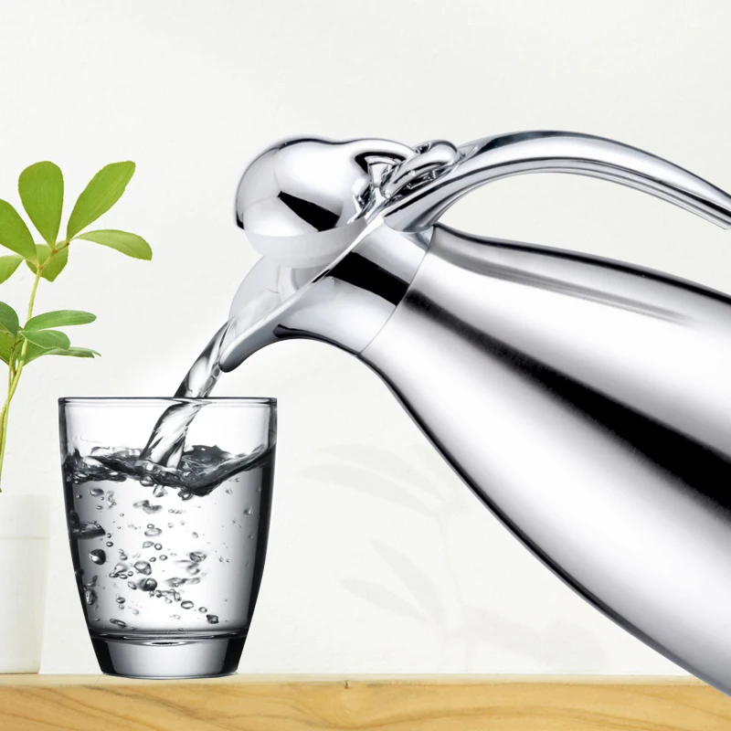 1.5L 2L Large Capacity Household Hot Water Thermos Drinkware Double Wall Stainless Steel Vacuum Flask Kettle Insulated Pot Jug