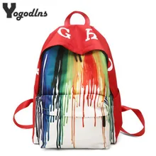 Женский рюкзак, школьные сумки, рюкзак, унисекс, для студентов, колледжа, ветровка, Женская цветная тканевая сумка, рюкзак, женский рюкзак для путешествий