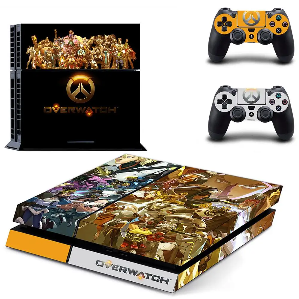 PS4 кожа PS 4 Overwatch наклейка Play station наклейки s Pegatinas Adesivo для консоли playstation и 2