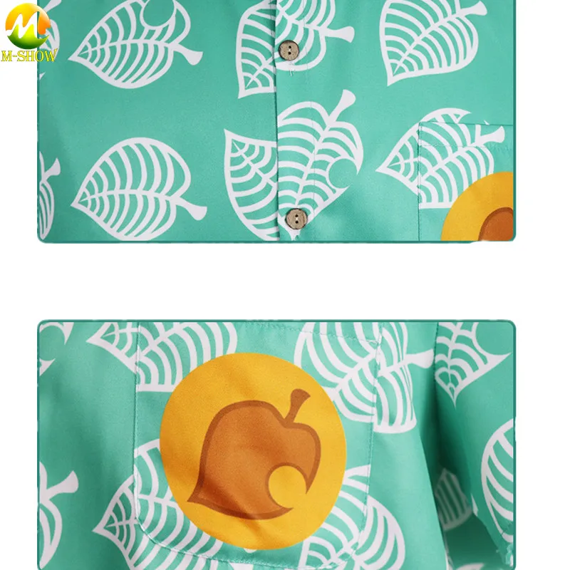 Hot Game Animal Crossing Cosplay Costume Tom Nook Shirt Short Sleeve Shirt Tees Printed Summer Tops for Adult and Kids Hot Game Animal Crossing Cosplay Costume Tom Nook Shirt Short Sleeve Shirt Tees Printed Summer Tops for Adult and Kids