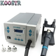 Быстрый 861DW бессвинцовый фена паяльная станция интеллектуальный цифровой дисплей 1000 Вт паяльная станция для ремонта чипа PCB