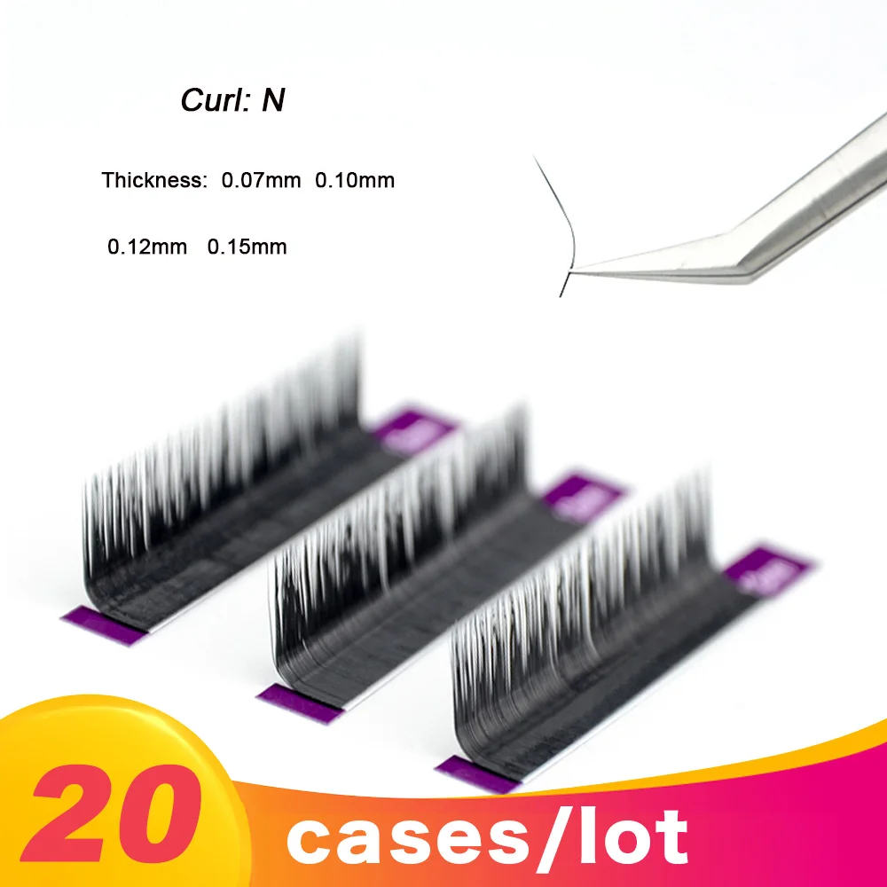 NAGARAKU 20 Чехлы/Lot N M Curl норковые ресницы Индивидуальные Накладные для макияжа