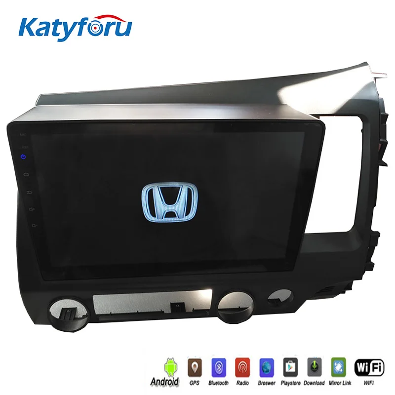 Автомагнитола с правосторонним приводом 2din android для Honda civic 2006 2011 wifi 4G Управление