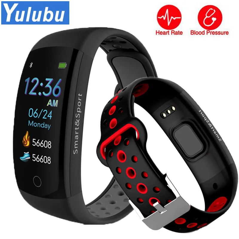 

New Year Q6S Smart Bracelet Fitness Tracker Wristband SleepTracker Waterproof IP68 Activity Tracker Smart band for Android IOS
