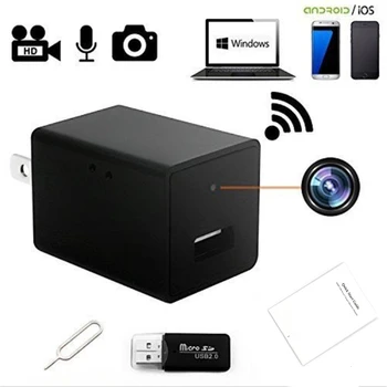 DV/Wifi Mini Camera Power Adapter Wireless IP Camera 1080P 11