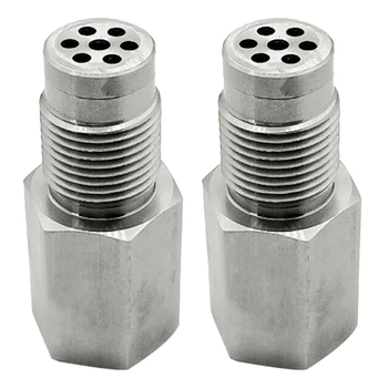 

2PcsxMetal Check Engine Light Fix Catalytic Mesh Oxygen O2 Sensor Spacer Adapter Bung