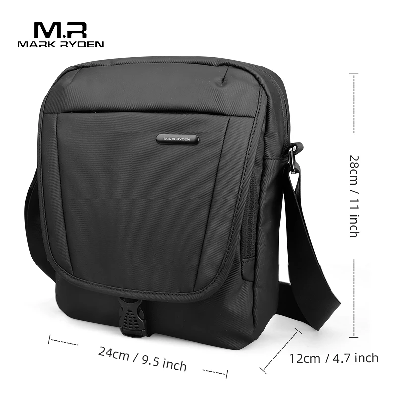 Mark Ryden Men Messenger Bag High Quality Waterproof Shoulder Bag For Man Business Travel Crossbody Bag