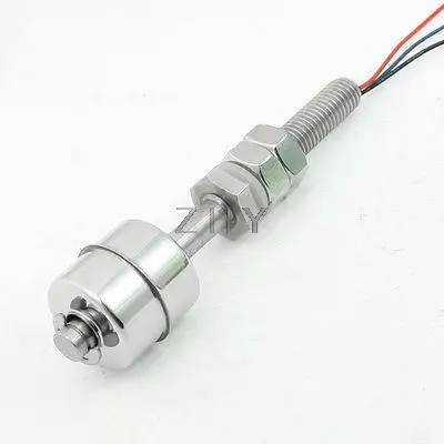 

50mm Liquid Water Level Sensor Silver Tone Vertical Float Switch