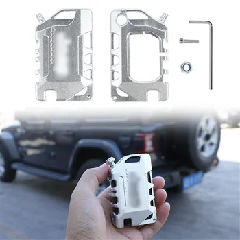 

Aluminum Alloy Key Fob Cover Silver Case Brand New Hot Sale High-quality