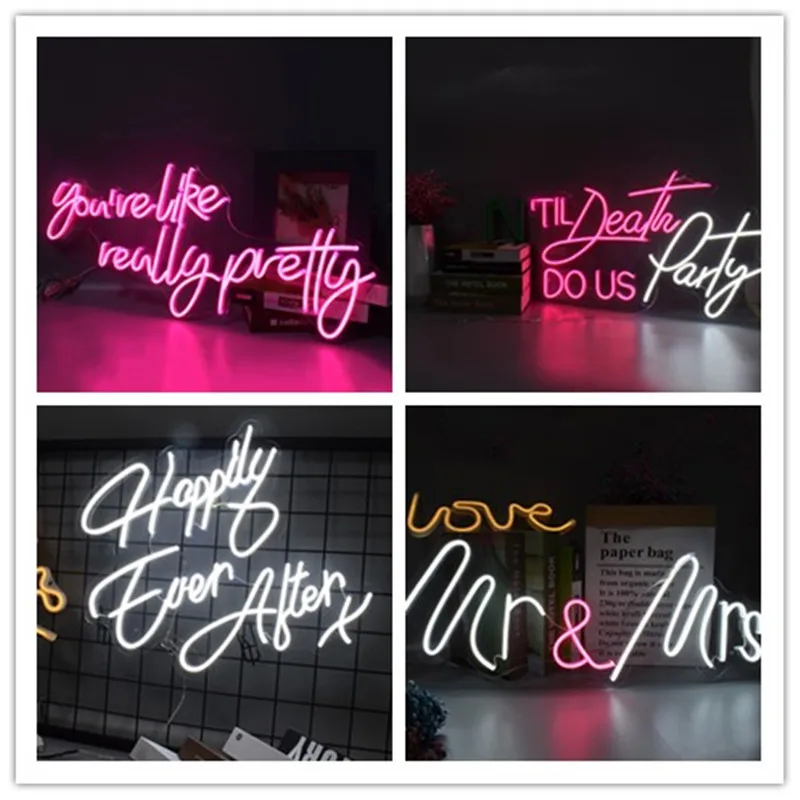 

Flex Led 3D Oh Baby Custom Neon Signs Lights Letters for Wall Decor Wedding Party Letras Decorativas