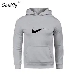 Goldfly брендовая одежда мужские толстовки Тонкий с капюшоном унисекс толстовки мужские s пальто