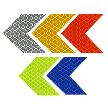 

Decorative Arrow Reflective Strip 10pcs Auto Motorcycle Electric Vehicle Bicycle Warning Reflective Sticker Body Scratch