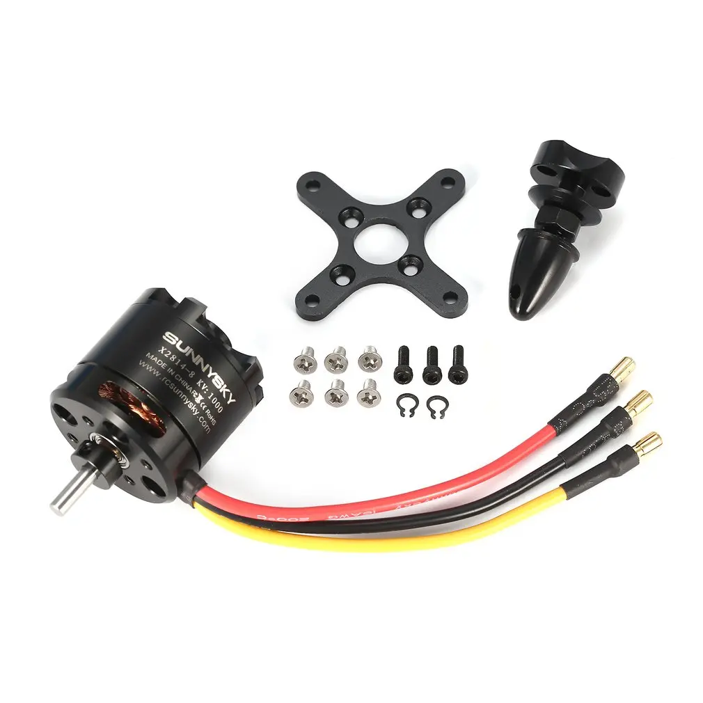 

SUNNYSKY X2814 14P 1000KV RC Motor 3-4S Outrunner Brushless Motor for 1-1.5KG RC Airplane Warbirds Bigplanes