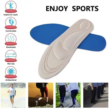 

4D Flock Memory Foam Orthotic Insole Arch Support Orthopedic Keep warm Insoles For Shoes Flat Foot Sole Shoe Orthopedic Pads