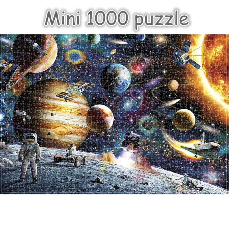 5000 Pieces Wooden Jigsaw Puzzles-Wolf-for Adults Kids Landscape Puzzles Educational Games Toys for Children Animation Pairing Puzzles Gift