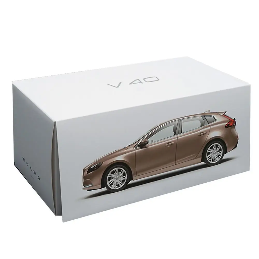 1/18 весы Volvo V40 T4 хэтчбек белый литой автомобиль модельные игрушки, коллекционные подарок