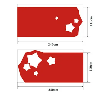 

Custom Kindergarten Wall Panels Polyester Fiber Acoustic Board Sound-absorbing Decorative Stars 1100x2400mm 2pcs 40 Colors