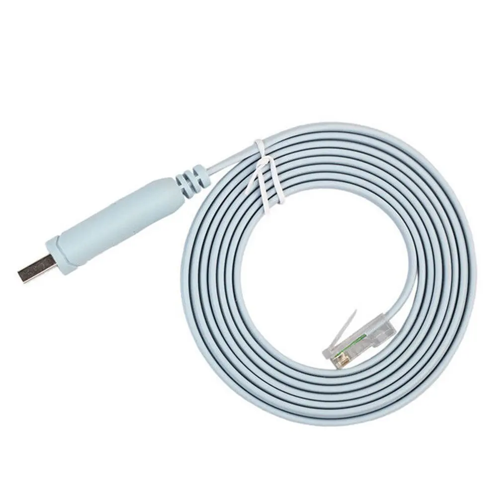 Профессиональный Супер длинный USB к RS232 последовательный к RJ45 CAT5 консольный кабель-адаптер для роутеров FTDI