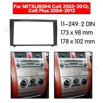 

Radio Facia For Mitsubishi Colt Plus 2002-2012 2DIN Bracket dvd player Fascia Car Stereo Radio Installtion Dash