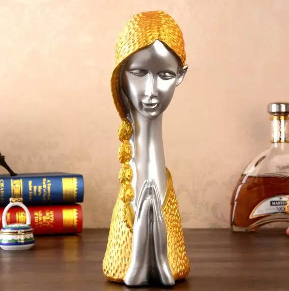 

Southeast Asian Beauty Goddess Of Prayer Creative Home Decoration Wedding Arrangement Resin Handicraft Office Decoration Statue