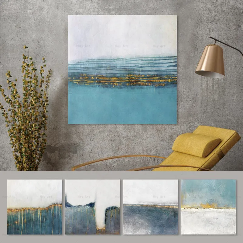 Toile De Peinture D art Mural Affiches Et Imprim s Nordiques Abstrait 
