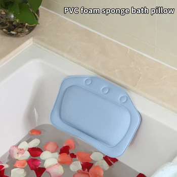 

Spa Relaxation Neck Support Bathroom Headrest Soft Foam Filling Hotel PVC Salon For Bathtub Bath Pillow Sauna Room Home Shoulder