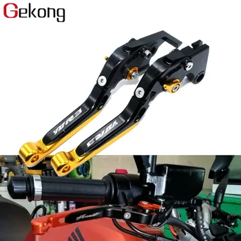 

LOGO YZF-R3 For YAMAHA YZF R3 YZFR3 YZF-R3 2015 2016 2017 2018 2019 Accessories Folding Extendable Brake Clutch Levers Blue