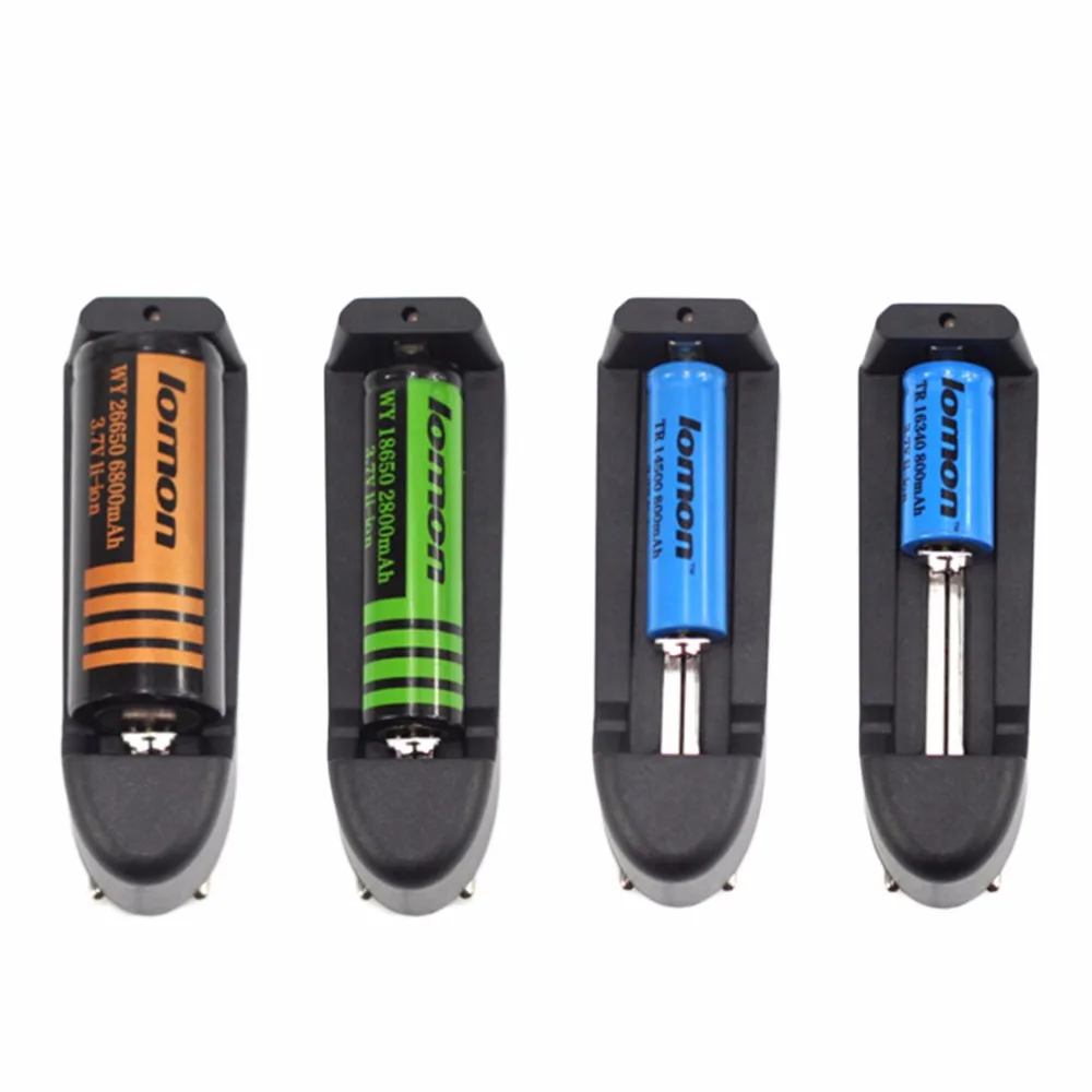 Черный ЕС Plug регулируемое зарядное устройство для 3,7 V 500mA 18650 AC 100-240 V/47-63Hz литий-ионная аккумуляторная батарея