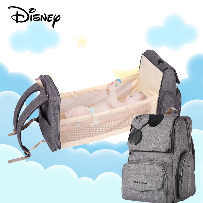 Disney сумка из узорчатой ткани мама рюкзак для мам Сумка беременных Уход За