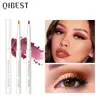 QIBEST Colored Eye Shadow Pencil Cosmetic Pencil Glitter Eyeshadow Pencil Makeup Matte Eyeliner Eyes Pen Smooth Eyeshadow Pen ► Photo 3/6