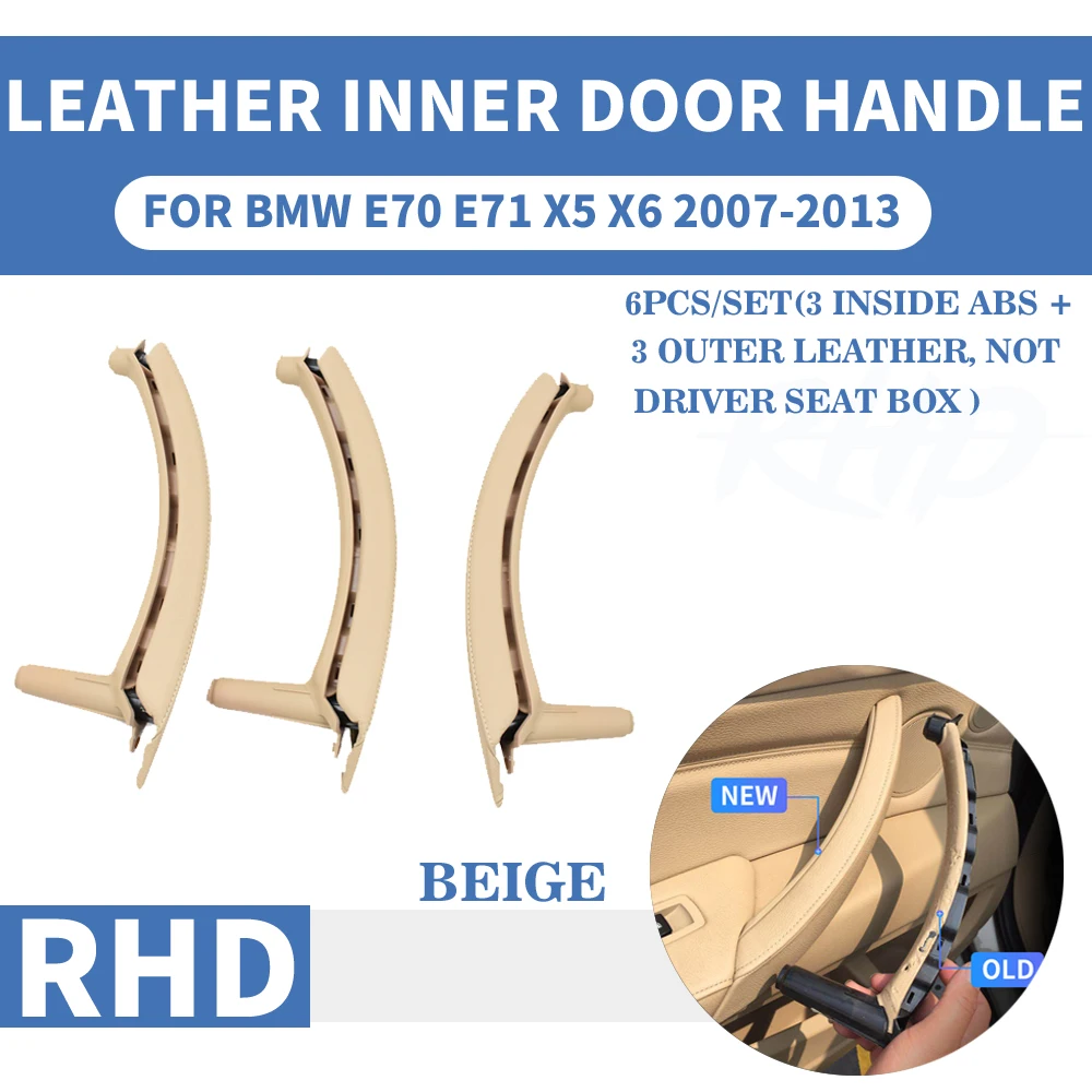 E70 RHD Beige Leather Trim