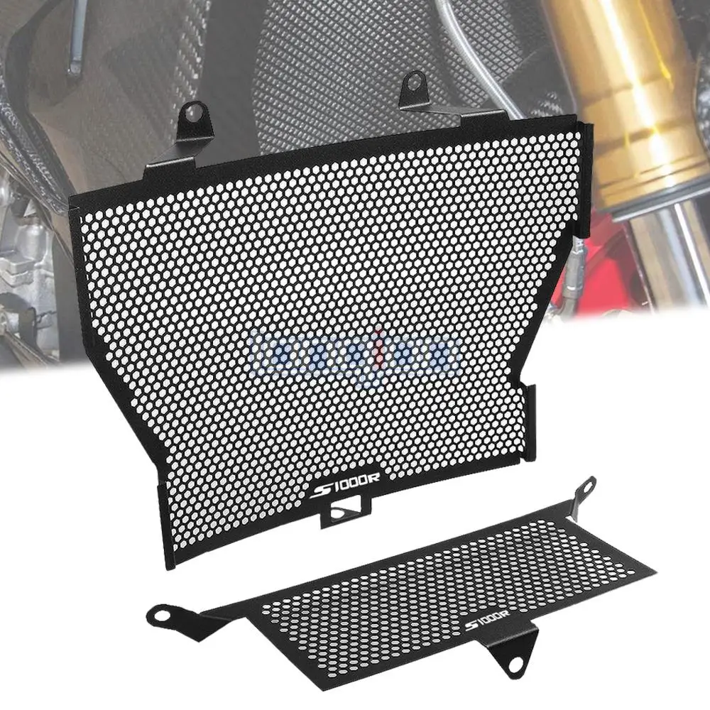 S1000R Motorcycle S1000R Radiator Grille Guard Cover And Oil Cooler Guard Set For BMW S 1000R S1000 R 2013-2020 2019 2018 2017
