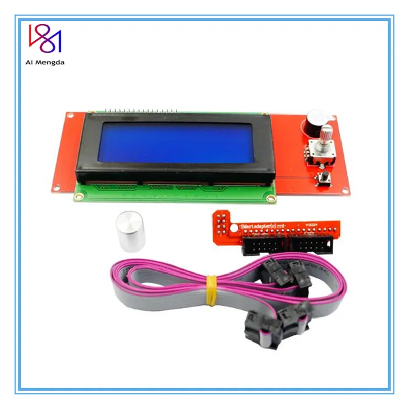 3d принтер ЖК-дисплей Reprap умный 3d принтер части управления Лер дисплей Reprap Ramps 1,4 2004 lcd 2004 управление