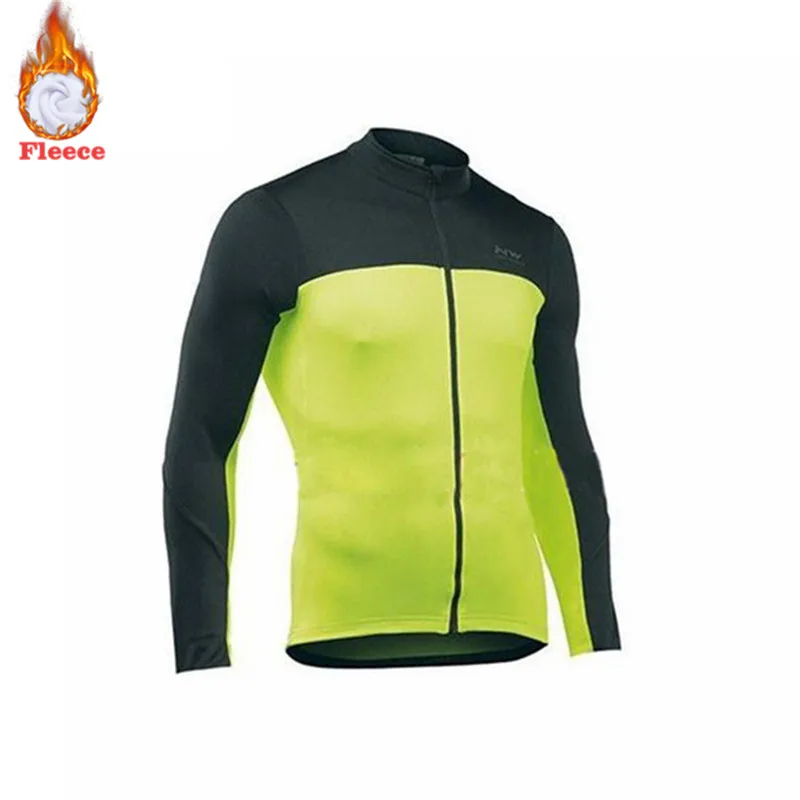 cycling jersey set 7 Northwave Pro Team зимний комплект с длинным рукавом из флиса для велоспорта MTB Ropa Ciclismo для спорта на открытом воздухе Мужская одежда для велоспорта - Цвет: cycling jersey set 7