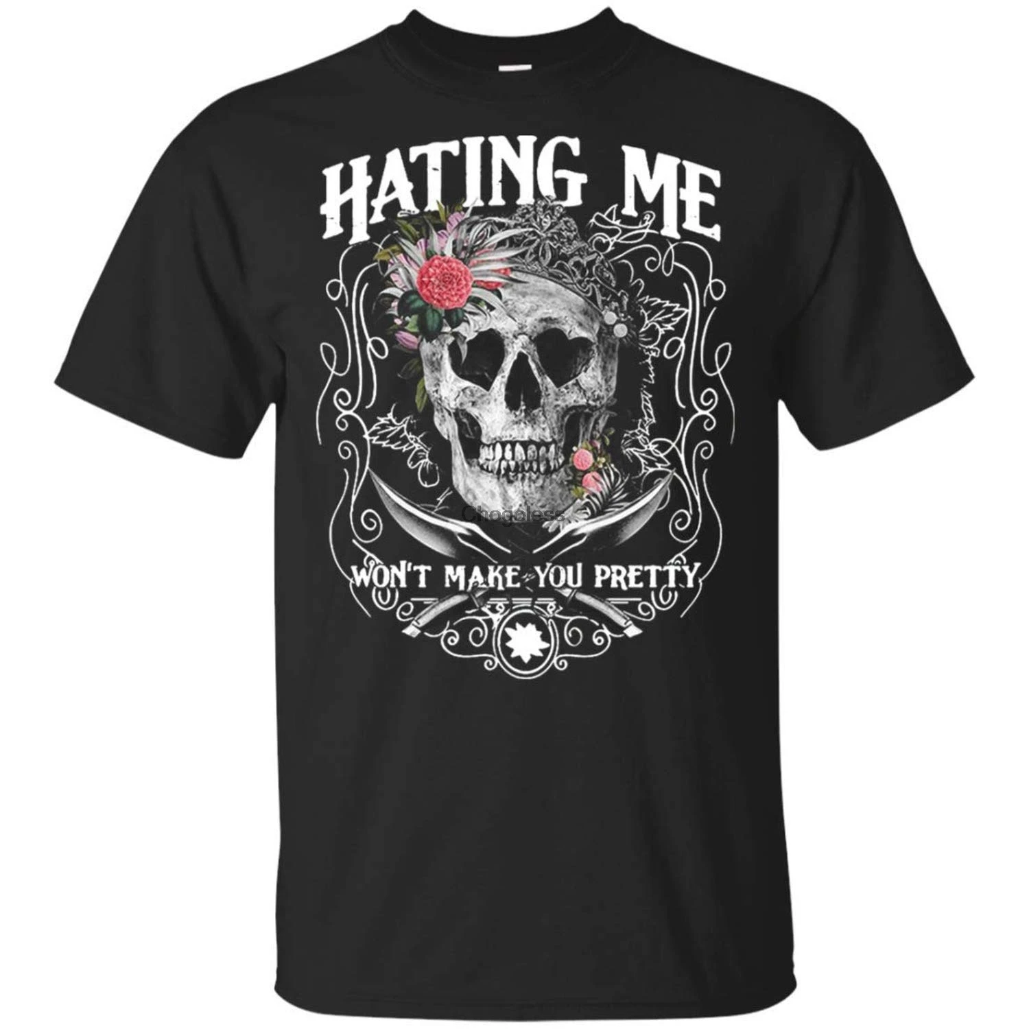Черная футболка с капюшоном Hating Me Won t Make You Pretty |