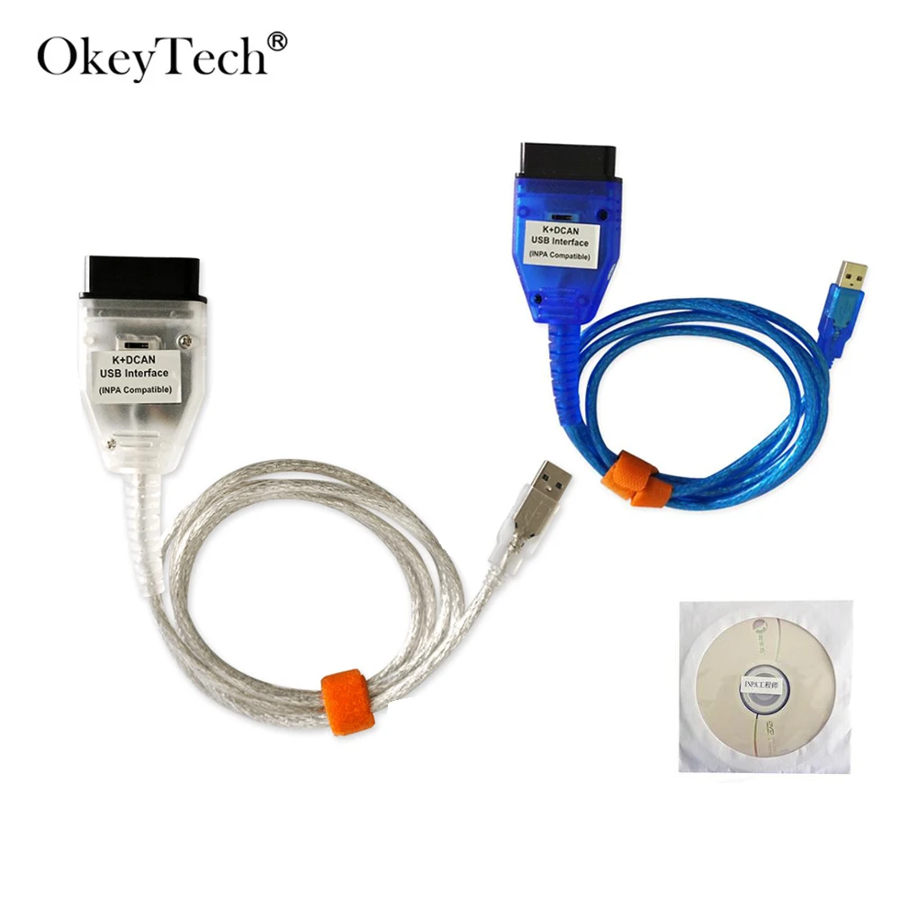 OkeyTech код драйвера USB OBD2 интерфейс aplu кодирование тест для BMW INPA K + CAN DCAN