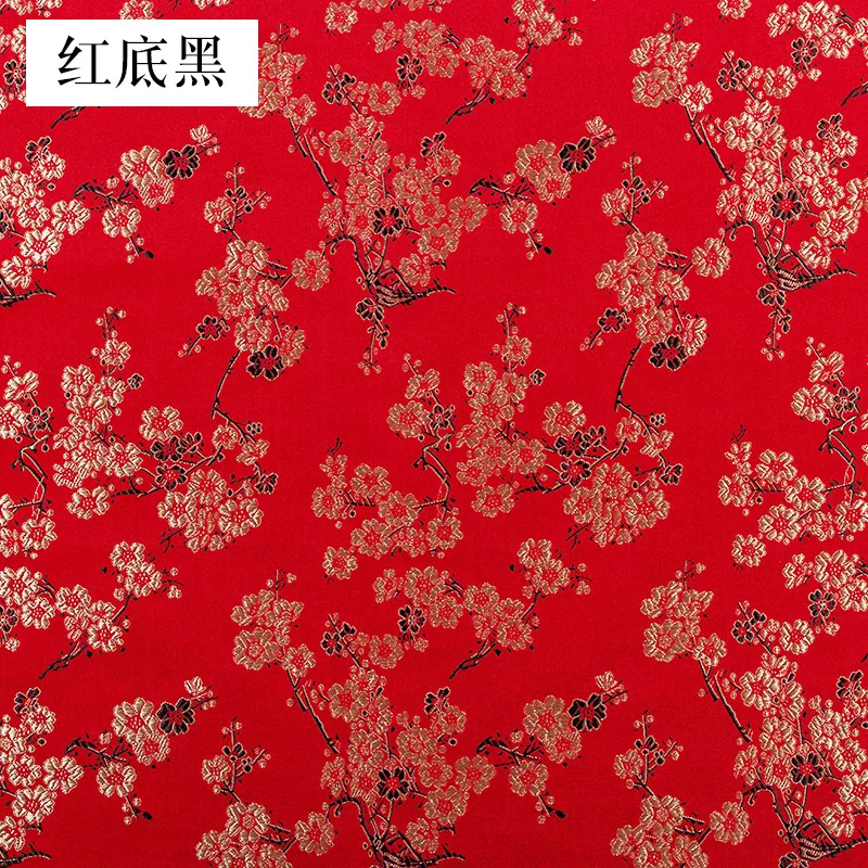 Red black fabric