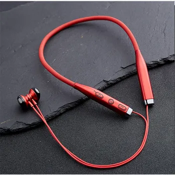 

Foldable and to neck hanging Bluetooth headset neck hanging wireless headset movement