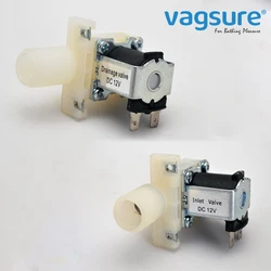 3KW Wet Steam Sauna Generator DC 12V Drain Valve Inlet Valve For Shower Sauna Replacement Spare Parts