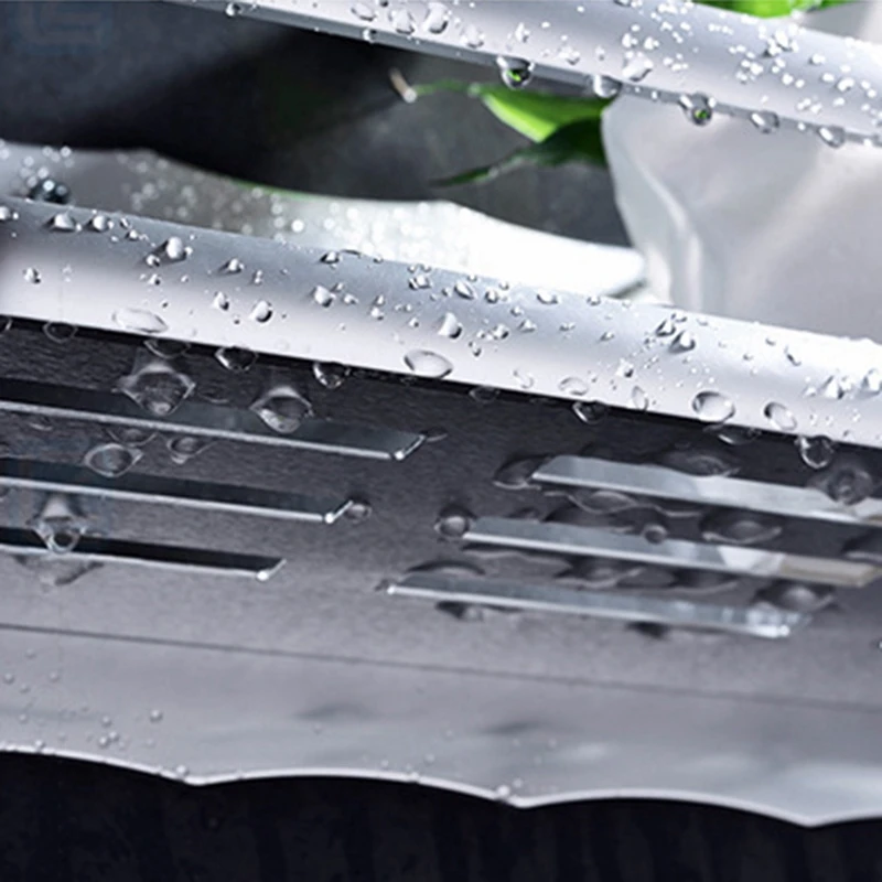 Abcf Космический алюминиевый светильник для полки, полки для ванной комнаты, настенные полки для хранения для ванной комнаты, кухонная многофункциональная стойка для хранения Ea