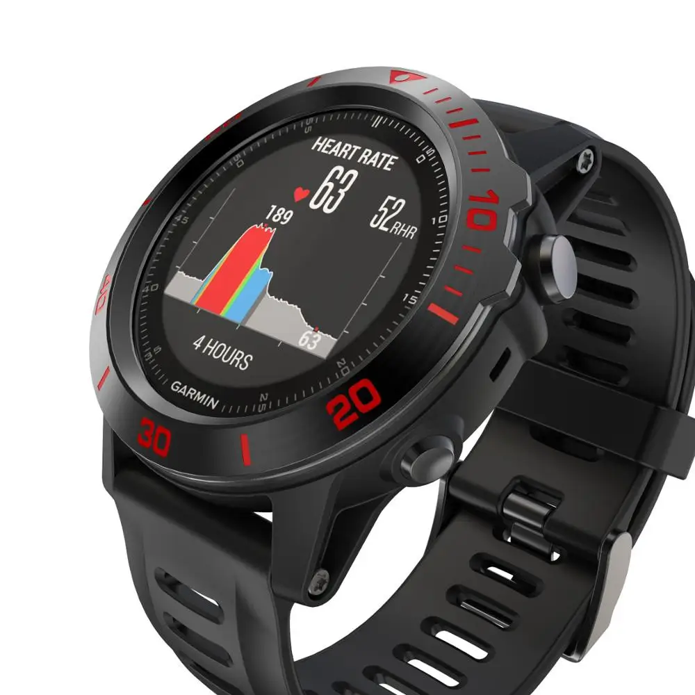 For Garmin Fenix 3/Fenix HR Metal Anti-scratch Sticker