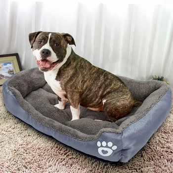 

Pet Dog Bed Warming Dog House Soft Material Nest Dog Baskets Fall and Winter Warm Kennel For Cat Puppy Sofa Bed Soft Mat